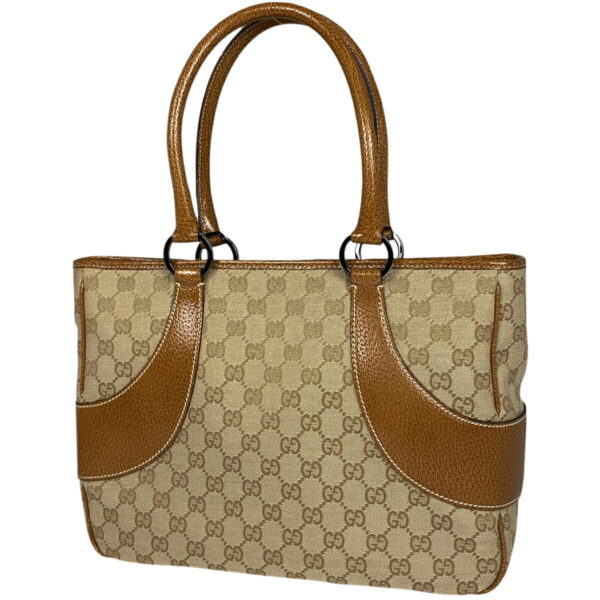 1000068717093 11 Gucci GG Pattern Tote Bag GG Canvas Beige