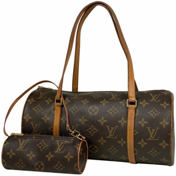 1000068728860 11 Louis Vuitton Papillon 30 Barrel Bag Monogram Brown