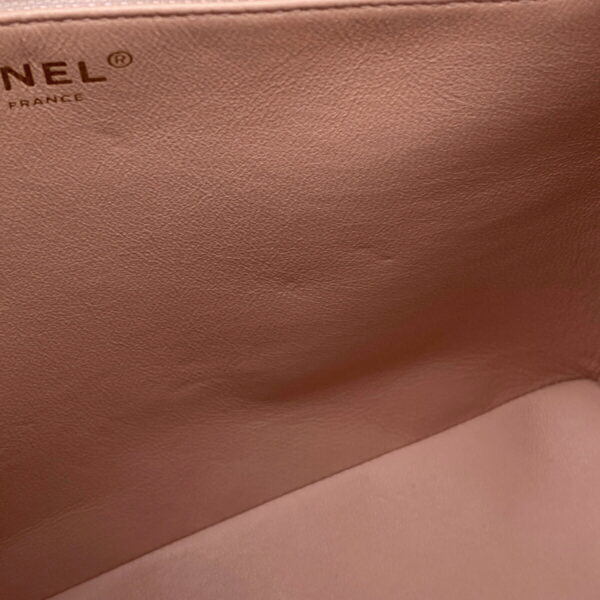 1000068737145 21 Chanel Reprint Tote Handbag Caviar Skin Pink