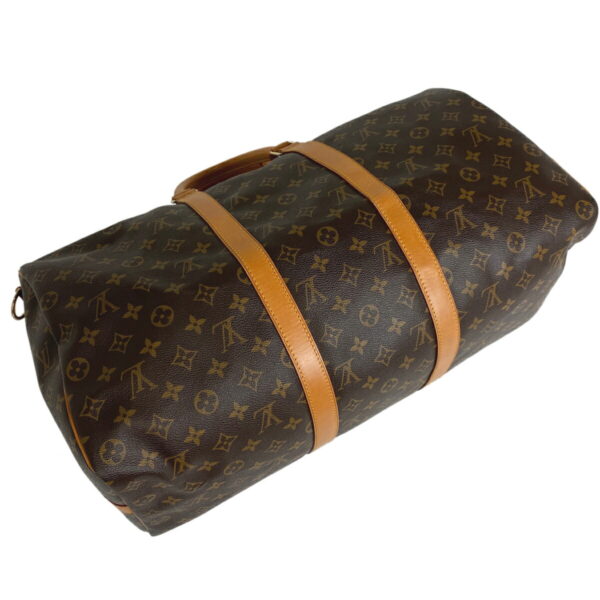 1000068852862 12 Louis Vuitton Keepall Bandouliere 50 Bag Monogram Brown