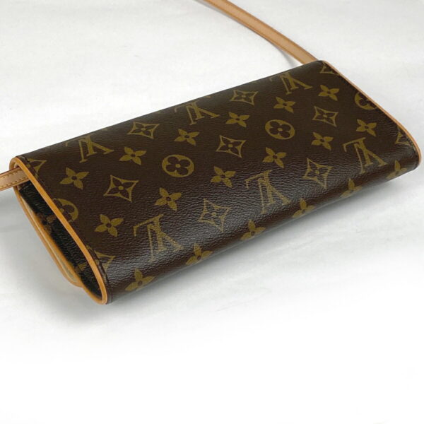 1000069060006 12 Louis Vuitton Pochette Twin GM Clutch Bag Monogram Brown