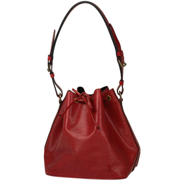 1000069067166 11 Louis Vuitton Petit Noe Drawstring Shoulder Bag Epi Castilian Red