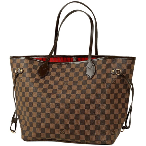 1000069110244 11 Louis Vuitton Neverfull MM Shopping Tote Bag Damier Brown