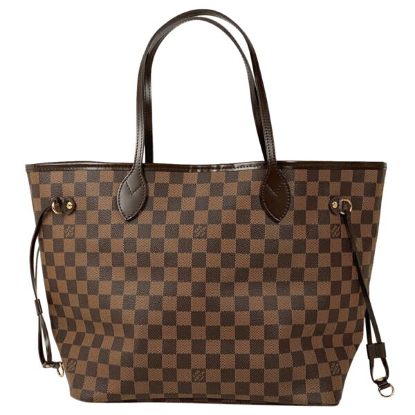 1000069110244 13 Louis Vuitton Neverfull MM Shopping Tote Bag Damier Brown