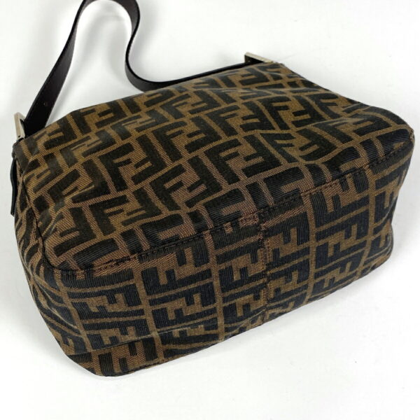 1000069114389 12 FENDI Zucca Pattern Shoulder Bag Shoulder Canvas Brown