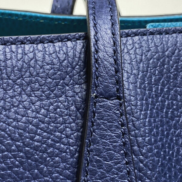 1000069160164 13 Gucci Swing Tote Bag Shoulder Bag Leather Blue