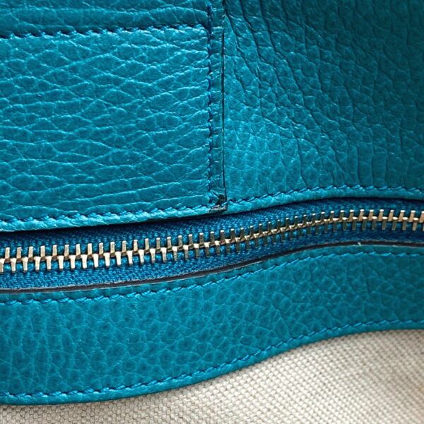 1000069160164 16 Gucci Swing Tote Bag Shoulder Bag Leather Blue