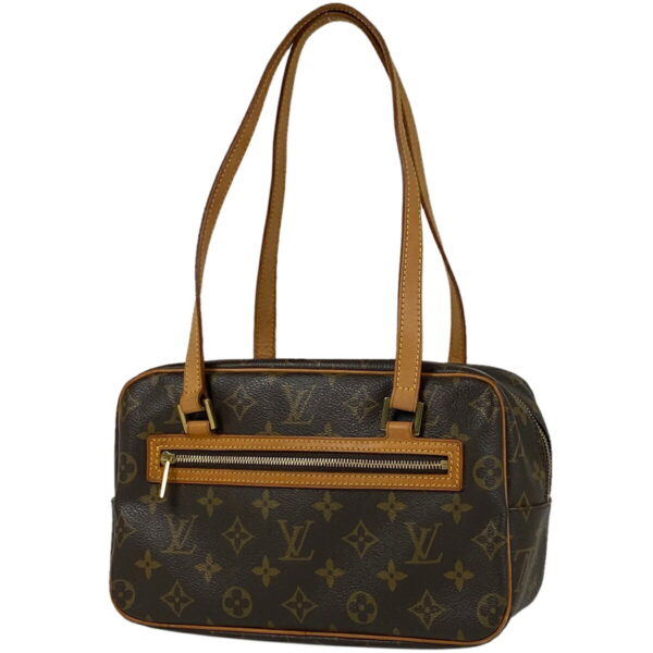 1000069258588 11 Louis Vuitton Cité MM Shoulder Bag Monogram Brown