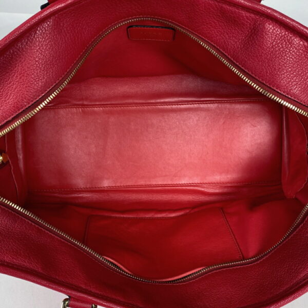 1000069324221 16 Loewe Amazona 36 Anagram Handbag Leather Red