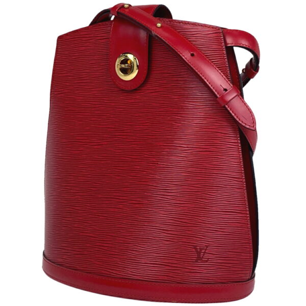 1000069327987 11 Louis Vuitton Cluny Shoulder Bag Epi Castilian Red