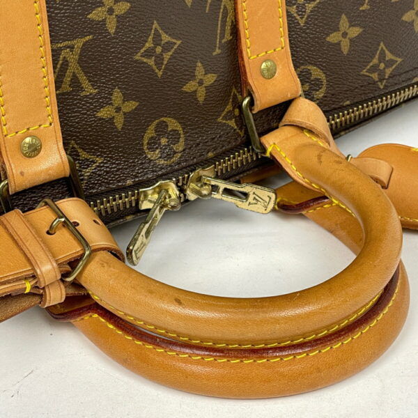 1000069329943 17 Louis Vuitton Keepall Bandouliere 45 Bag Monogram Brown