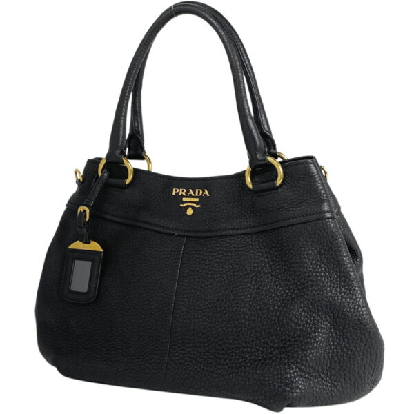 1000069368447 11 Prada Tote Bag 2WAY Leather Nero