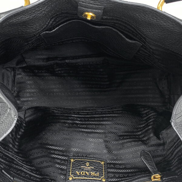 1000069368447 17 Prada Tote Bag 2WAY Leather Nero