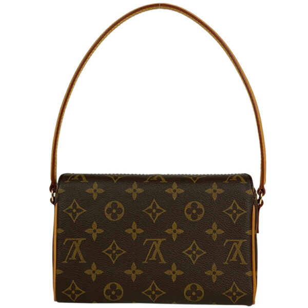 1000069373809 13 Louis Vuitton Recital Shoulder Handbag Monogram Brown