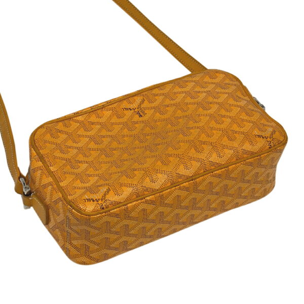 1000069516558 12 Goyard Cup Veil Crossbody Shoulder Bag Canvas Yellow