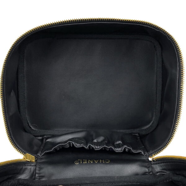 1000069531155 19 Chanel Cocomark Vanity Accessory Pouch Caviar Skin Black