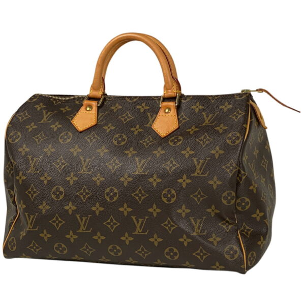 1000069546050 11 Louis Vuitton Speedy 35 Bag Monogram Brown