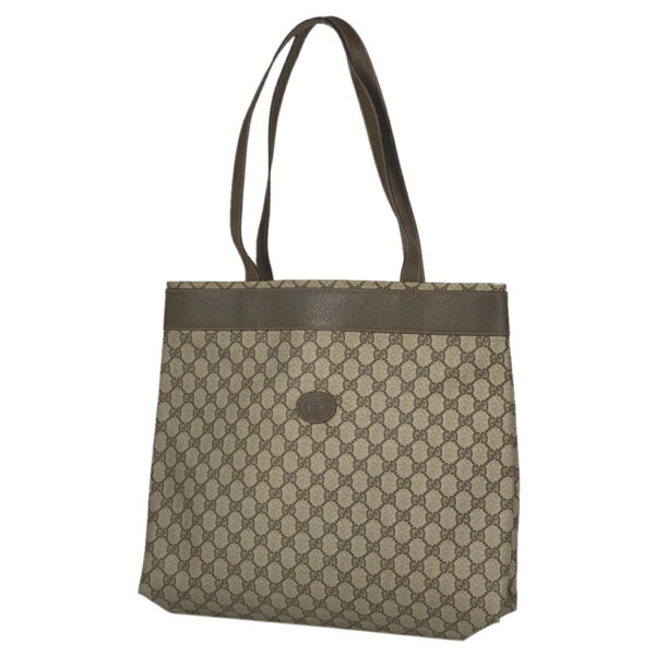 1000069553072 11 Gucci GG Pattern Tote Bag Canvas Beige Brown