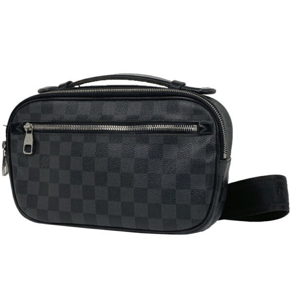 1000069560025 11 Louis Vuitton Umbrella Waist Bag Damier Graphite Black