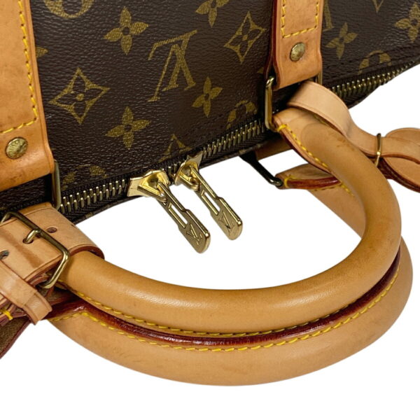 1000069577580 16 Louis Vuitton Keepall Bandouliere 55 Bag Monogram Brown