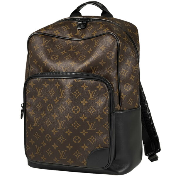 1000069581747 11 Louis Vuitton Dean Backpack Monogram Macassar Brown