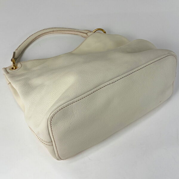 1000069600615 12 Prada Shoulder Bag Leather White