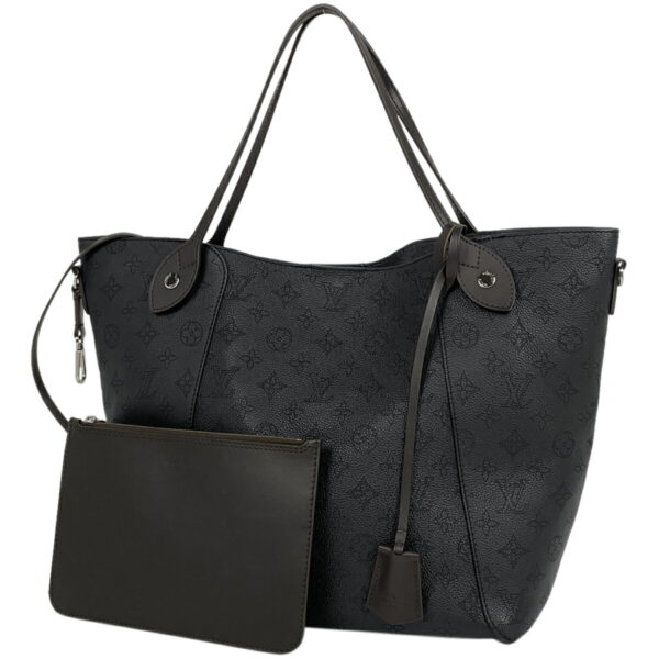 1000069618153 11 Louis Vuitton Hina MM Tote Bag Monogram Mahina Noir Black