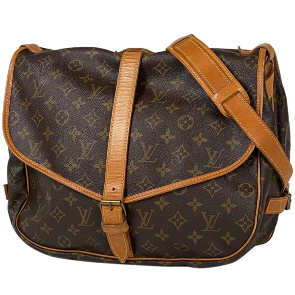 1000069631657 11 Louis Vuitton Saumur 35 Crossbody Shoulder Bag Monogram Brown