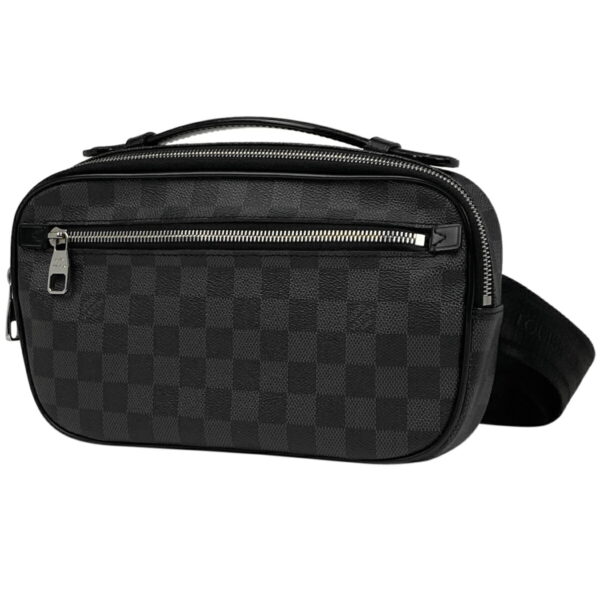 1000069678423 11 Louis Vuitton Umbrella Waist Bag Damier Graphite Black