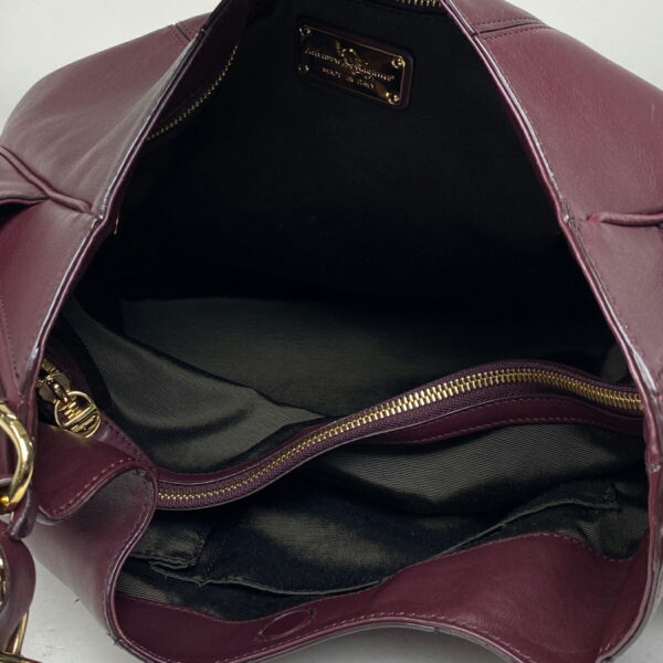 1000069709615 16 Salvatore Ferragamo Gancini Leather Shoulder Handbag Bordeaux