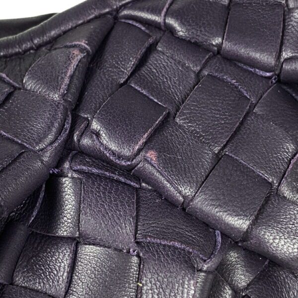 1000069738080 14 Bottega Veneta Intrecciato Braided Mesh Nappa Mini Leather Handbag Purple