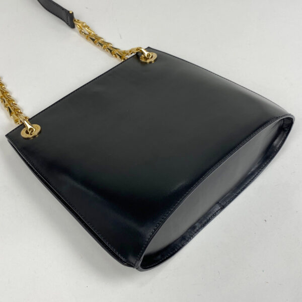 1000069783349 12 Celine Chain Leather Shoulder Bag Black