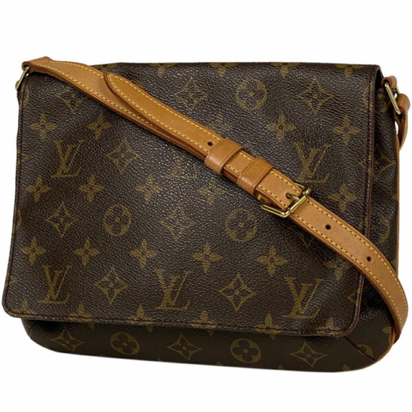 1000069788108 11 Louis Vuitton Musette Tango Shoulder Bag Monogram Brown