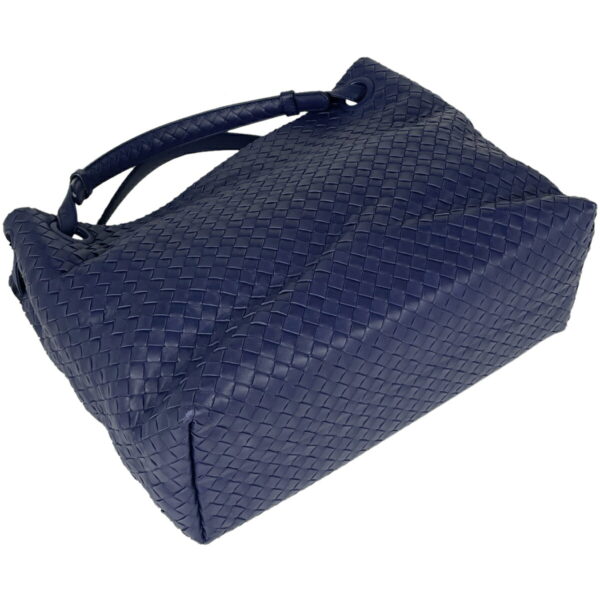 1000069795564 12 Bottega Veneta Intrecciato Nappa Tote Handbag Blue