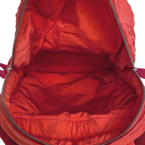 1000069795625 21 Bottega Veneta Maxi Intrecciato Nylon Rucksack Daypack Red