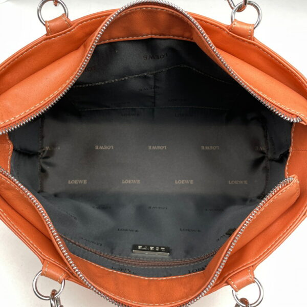 1000069795694 17 Loewe Anagram Shoulder Handbag Leather Orange