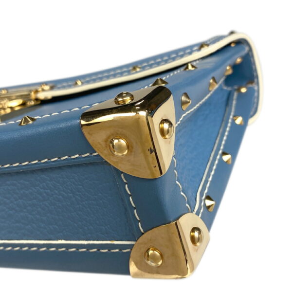 1000069869821 13 Louis Vuitton Emable Studded Shoulder Bag Suhari Blue