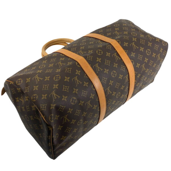 1000069887382 12 Louis Vuitton Keepall 50 Travel Bag Monogram Brown