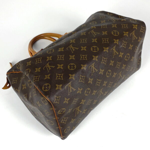 1000070121666 12 Louis Vuitton Speedy 35 Bag Monogram Brown