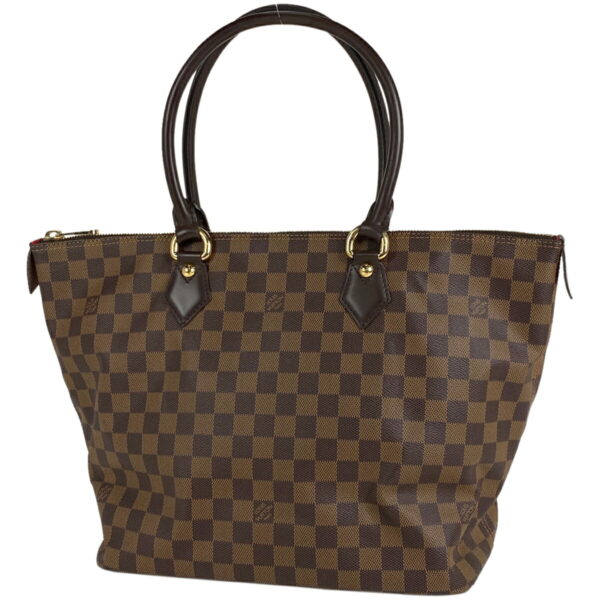 1000070165677 11 Louis Vuitton Saleya MM Tote Bag Damier Brown