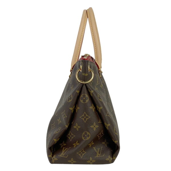 1000070166278 12 Louis Vuitton Pallas 2way Handbag Monogram Brown