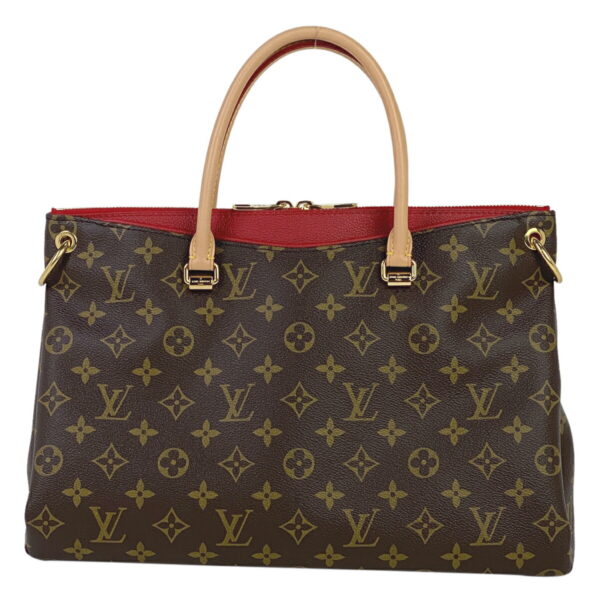 1000070166278 13 Louis Vuitton Pallas 2way Handbag Monogram Brown