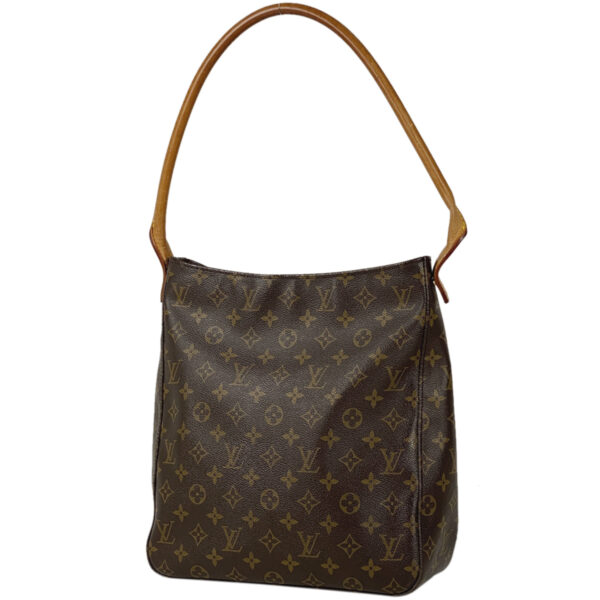 1000070178097 11 Louis Vuitton Looping GM Shoulder Bag Monogram Brown