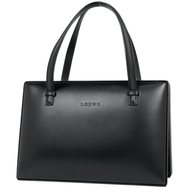 1000070430744 11 Loewe Handbag Leather Black