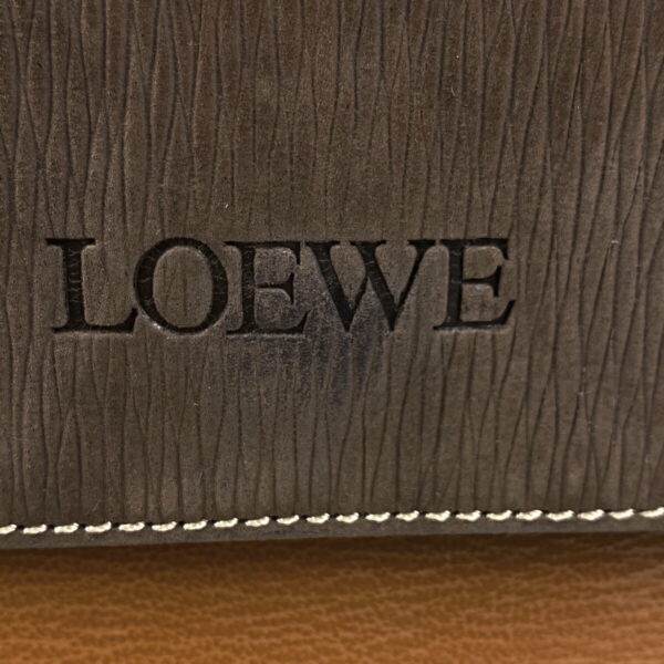 1000070434094 14 Loewe Velasquez 2Way Shoulder Bag Leather Brown