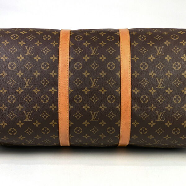 1000070531533 12 Louis Vuitton Keepall Bandouliere 60 Bag Monogram Brown