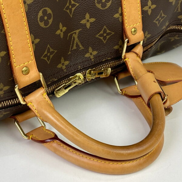 1000070531533 16 Louis Vuitton Keepall Bandouliere 60 Bag Monogram Brown