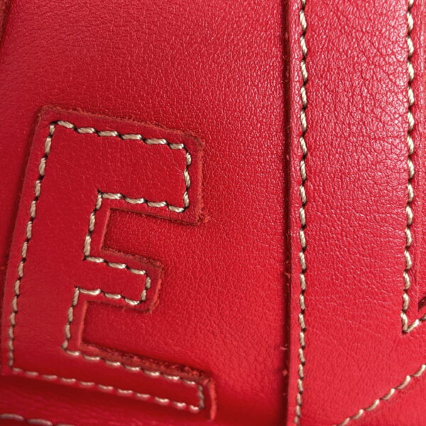 1000070581316 15 Loewe Anagram Shoulder Bag Leather Red