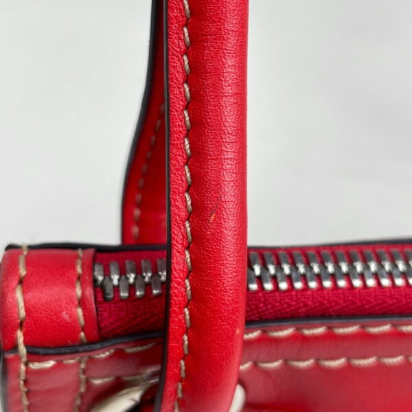 1000070581316 16 Loewe Anagram Shoulder Bag Leather Red