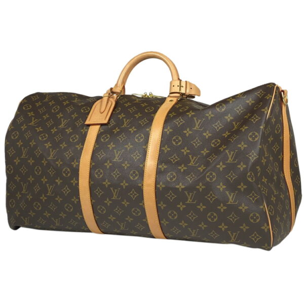 1000070721088 11 Louis Vuitton Keepall Bandouliere Travel Bag Monogram Brown